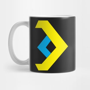 Blue and Yellow Mug